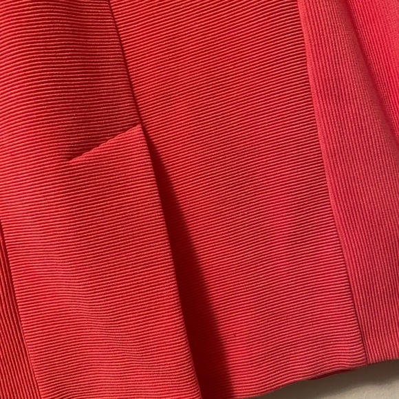 ASOS HOT PINK DOUBLE BREASTED BUTTON GRAD DRESS COLLAR COCKTAIL CHIC MIDI SHOWER - Picture 8 of 8